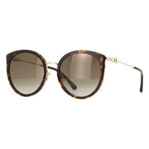 New JIMMY CHOO Havana Round SUSSIE/G/SK 086HA Sunglasses Women